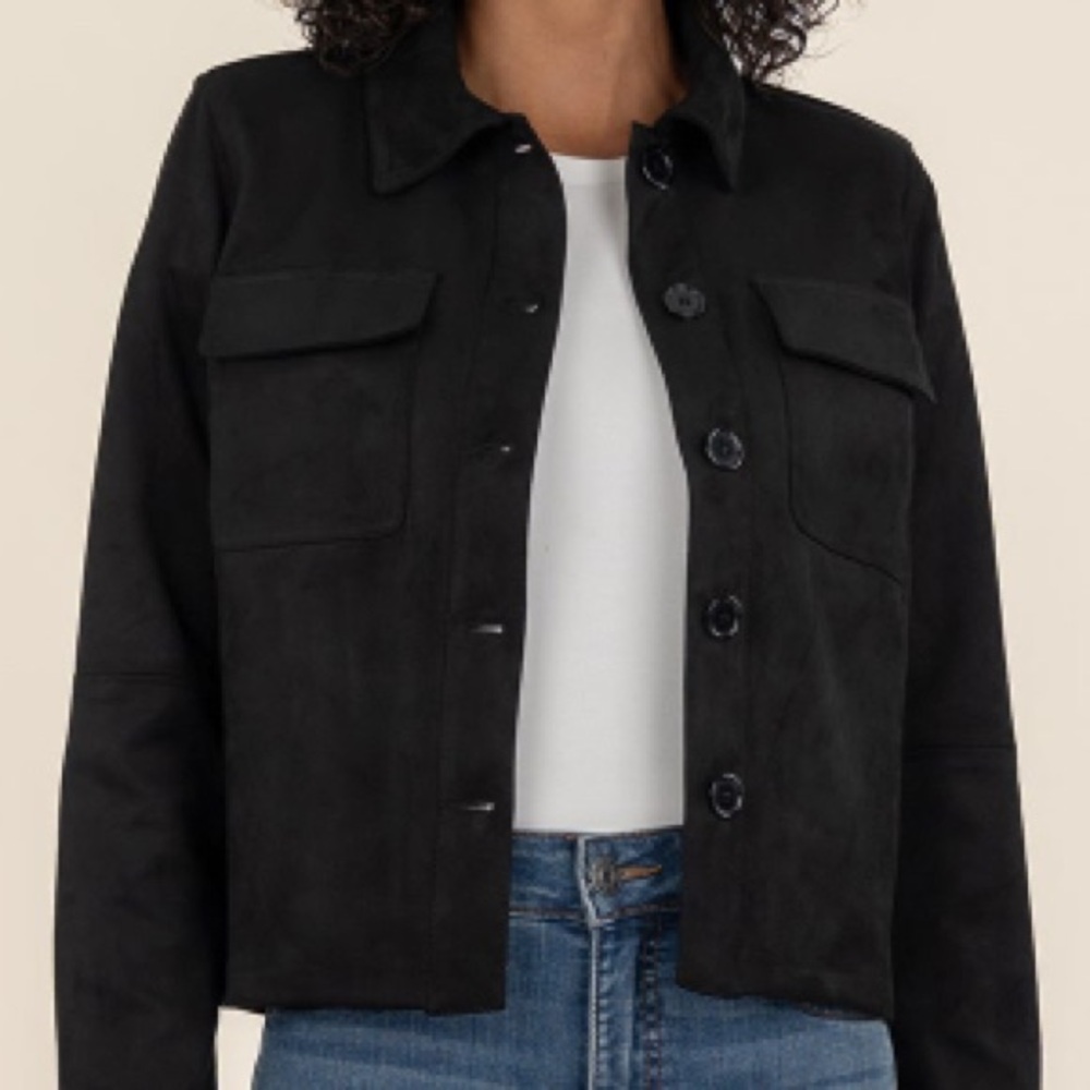 Yara Faux Suede Jacket